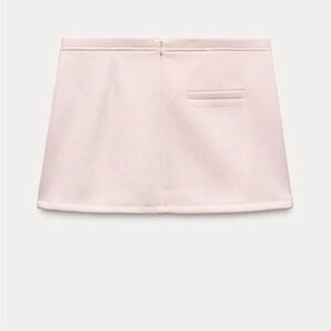 ZARA PLUSH MINI SKIRT - PINK